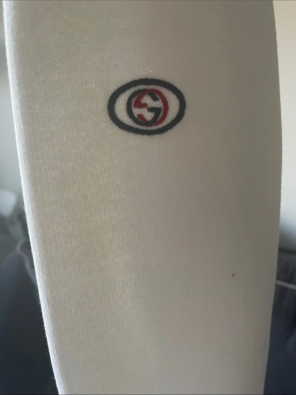 Gucci White Zip-Up Sweater Jacket with Signature Stripe Trim
